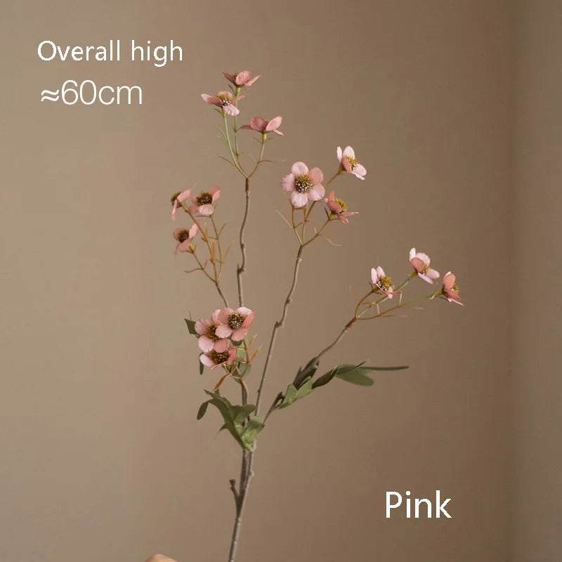 Pink Waxflower Stem - Set of 3